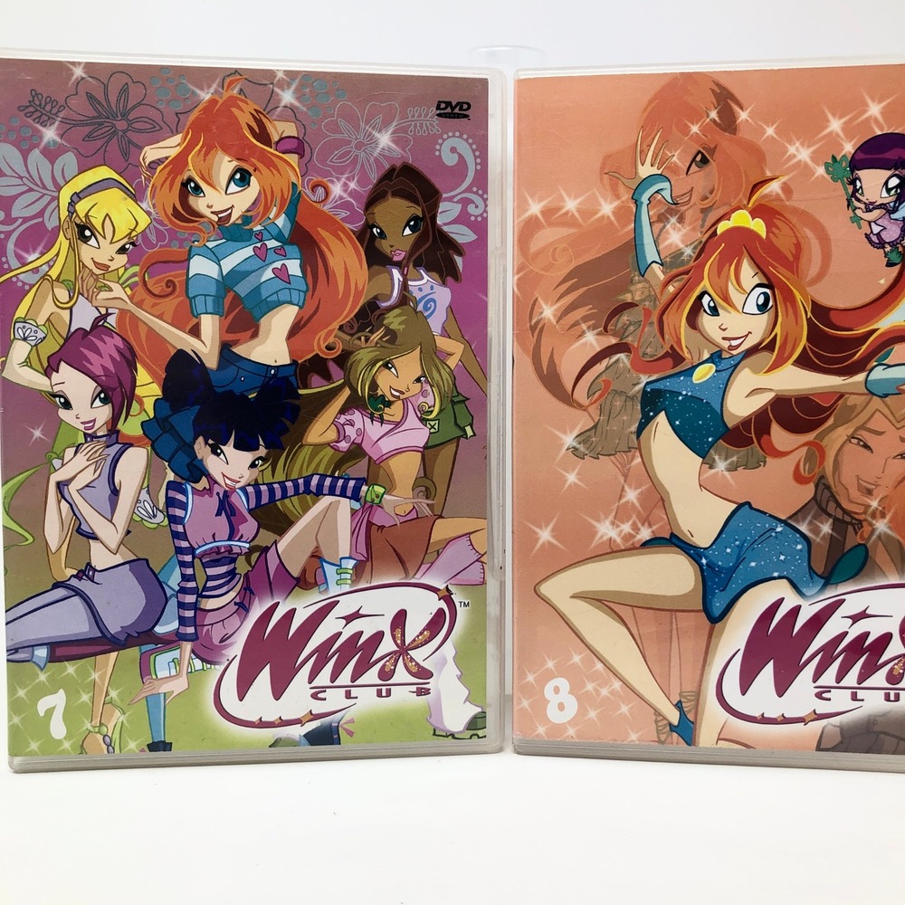 Winx Club Season 2 Vol 7 & 8 DVD Set 2006 Rainbow S.r.l. Episodes 27-33